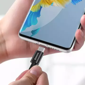 Кабель Baseus Superior USB Type C - кабель USB Type C для швидкої зарядки Швидка зарядка / Подача живлення / FCP 100 Вт 5 A 20 В 1 м чорний (CATYS-B01)