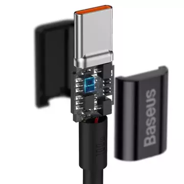 Кабель Baseus Superior USB Type C - кабель USB Type C для швидкої зарядки Швидка зарядка / Подача живлення / FCP 100 Вт 5 A 20 В 1 м чорний (CATYS-B01)