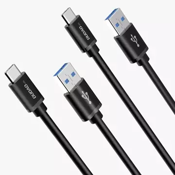 Кабель Dudao Кабель USB - USB Type C Super Fast Charge 1 м чорний (L5G-Black)