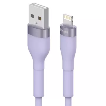 Кабель Ringke USB-A - Lightning 480Mb/s 12W 1.2m фіолетовий (CB09956RS)