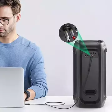 Кабель UGREEN аудіо аудіокабель USB Type C (штекер) - 2RCA (штекер) 1,5 м сірий (20193 CM451)