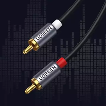 Кабель UGREEN аудіо аудіокабель USB Type C (штекер) - 2RCA (штекер) 1,5 м сірий (20193 CM451)