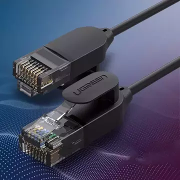 Кабель UGREEN Ethernet патч-корд RJ45 Cat 6A UTP 1000Mbps 1 м чорний (70332)