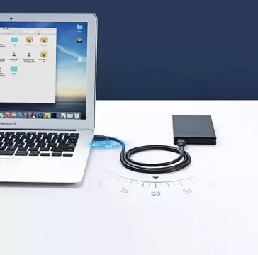 Кабель UGREEN USB 2.0 (штекер) - Кабель USB 2.0 (штекер) 1 м чорний (US128 10309)