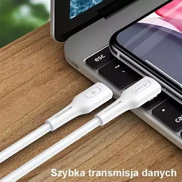 Кабель USAMS U43 USB-C до Lightning 30W PD 1,2 м чорний