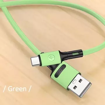 Кабель USAMS U52 USB-C 2A Fast Charge 1m зелений