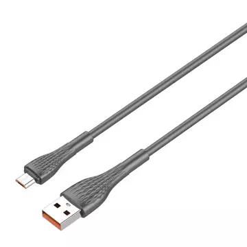 Кабель USB - Micro USB LDNIO LS672 2m, 30W (сірий)