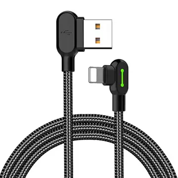 Кабель USB to Lightning, Mcdodo CA-4679, кутовий, 3м (чорний)