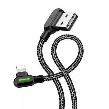 Кабель USB to Lightning, Mcdodo CA-4679, кутовий, 3м (чорний)