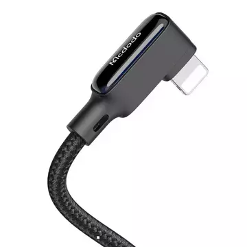 Кабель USB to Lightning, Mcdodo CA-7300, кутовий, 1.8м (чорний)