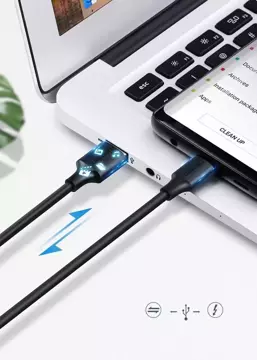 Кабель Ugreen USB - Кабель USB Type C 2 A 0,5 м чорний (60115)