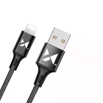 Кабель Wozinsky Кабель USB - Lightning 2.4A 1m чорний (WUC-L1B)