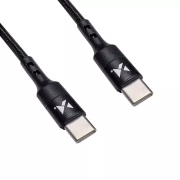 Кабель Wozinsky Кабель USB Type C - USB Type C Power Delivery 18W 1m black (WUC-PD-CC1B)
