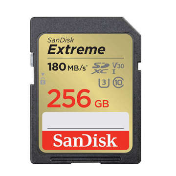 Карта пам'яті SANDISK EXTREME SDXC 256 ГБ 180/130 МБ / с UHS-I U3 (SDSDXVV-256G-GNCIN)