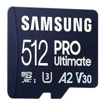 Карта пам'яті Samsung 512 ГБ microSDXC PRO Ultimate 200 МБ/с UHS-I/U3 (MB-MY512SB/WW)