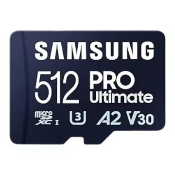 Карта пам'яті Samsung 512 ГБ microSDXC PRO Ultimate 200 МБ/с UHS-I/U3 (MB-MY512SB/WW)