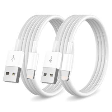 Комплект кабелів x2 100 см Alogy USB до Lightning кабель білий