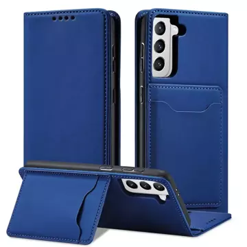 Магнітний чохол для картки Samsung Galaxy S22 (S22 Plus) Pouch Card Wallet Card Holder Blue