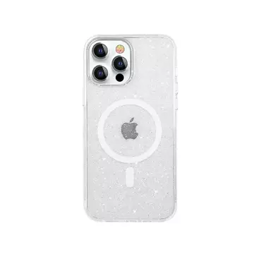 Магнітний чохол Kingxbar PQY Elegant Series для iPhone 13 Pro Housing Cover Silver (сумісний з MagSafe)