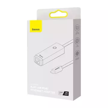 Мережевий адаптер Baseus Lite Series USB-C – RJ45 (чорний)