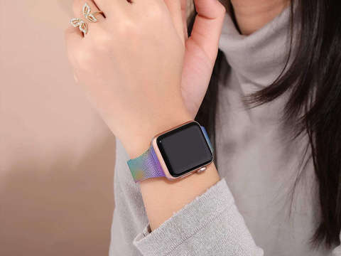 Міланський браслет Alogy ремінець для Apple Watch 42/44/45 / 49mm Multicolor