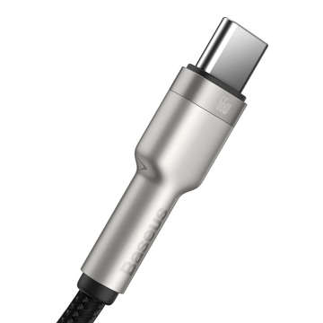 Міцний кабель Baseus Cafule Metal USB до USB-C типу C нейлоновий шнур 66 Вт