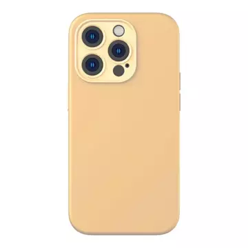 Набір чохлів Baseus Liquid Silica Gel Case для iPhone 14 Pro (жовтий) Набір для очищення загартованого скла