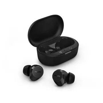 Навушники-вкладиші Philips TWS Bluetooth True Wireless чорні Phil-tat1209bk/00