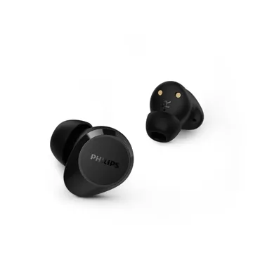 Навушники-вкладиші Philips TWS Bluetooth True Wireless чорні Phil-tat1209bk/00