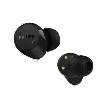 Навушники-вкладиші Philips TWS Bluetooth True Wireless чорні Phil-tat1209bk/00