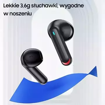 Навушники Bluetooth 5.2 USAMS TWS NX10 Series Dual mic wireless black/black BHUNX01