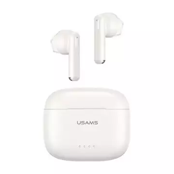 Навушники Bluetooth 5.3 USAMS TWS US Series Dual mic wireless white/white BHUUS02