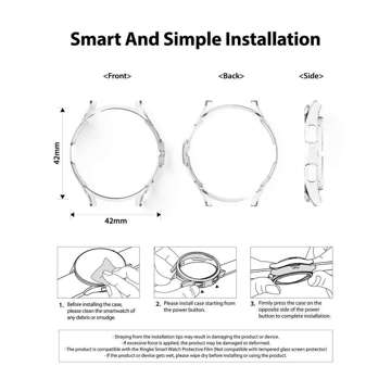 Накладка Ringke Slim 2 шт. для Samsung Galaxy Watch 4 Classic 42 mm Clear