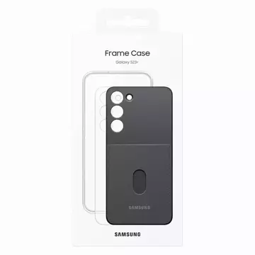 Накладка Samsung Frame Cover для Samsung Galaxy S23 Plus зі змінними спинками чорна