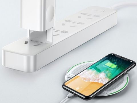 Настінний зарядний пристрій Baseus USB EU Quick Charge QC 3.0 24 Вт White