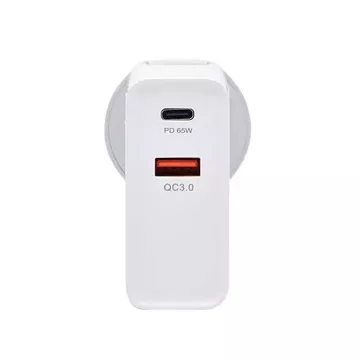 Настінний зарядний пристрій Somostel Power Delivery Q25 PD USB, білий