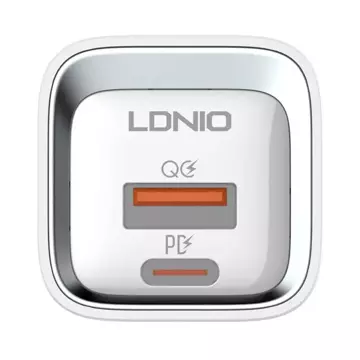 Настінний зарядний пристрій USB LDNIO A2318C, кабель USB-C 20 Вт USB-C - Lightning