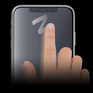 Небите скло 3mk NeoGlass 8H для Samsung Galaxy S23 Black