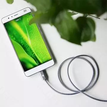 Нейлоновий кабель ROCK SPACE C2 USB-C типу C 1 м 2 A