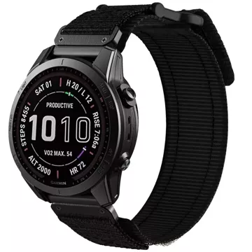 Нейлоновий пасек до Garmin Fenix ​​3 / 5x / 3hr / 5x plus / 6x / 6x pro / 7x Black