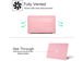 Неопреновий жорсткий чохол MacBook Air 13 Pink