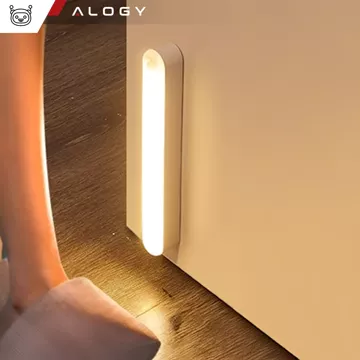 Ніжна лампа Alogy Sensor Lamp з датчиком руху, 26 см, магнітна настільна лампа, біла