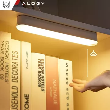 Ніжна лампа Alogy Sensor Lamp з датчиком руху, 26 см, магнітна настільна лампа, біла