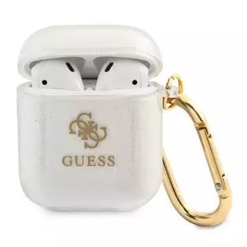 Обкладинка Guess GUA2UCG4GT AirPods Transparent Glitter Collection