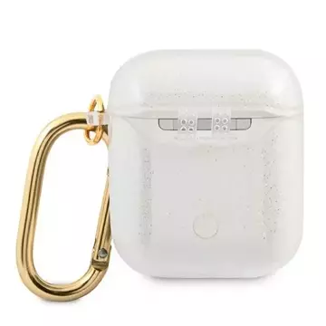 Обкладинка Guess GUA2UCG4GT AirPods Transparent Glitter Collection