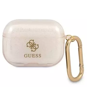 Обкладинка Guess GUAPUCG4GD AirPods Pro з колекцією злотих/золота з блискітками