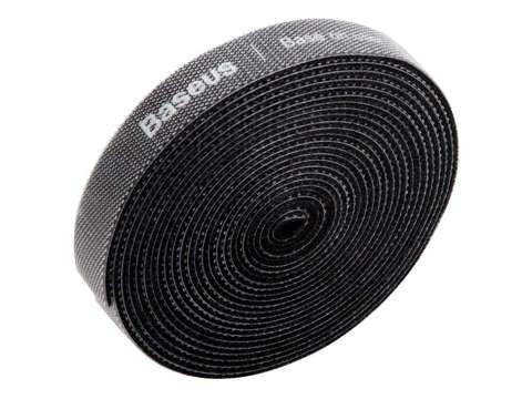 Органайзер Baseus на липучці Circle Velcro Strap 3m Black