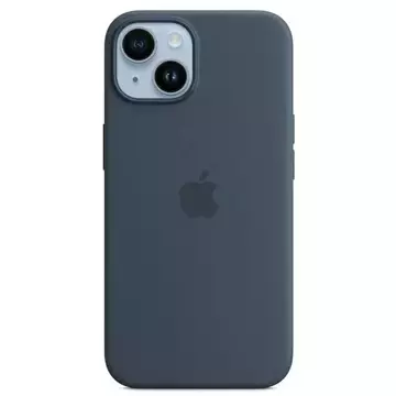 Оригінальний захисний чохол для телефону Apple MPRV3ZM/A для Apple iPhone 14 6.1" MagSafe blue/storm blue Silicone Case