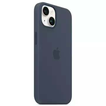 Оригінальний захисний чохол для телефону Apple MPRV3ZM/A для Apple iPhone 14 6.1" MagSafe blue/storm blue Silicone Case