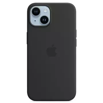 Оригінальний захисний чохол Apple Phone Case MPRU3ZM/A для Apple iPhone 14 6.1" MagSafe black/midnight Silicone Case